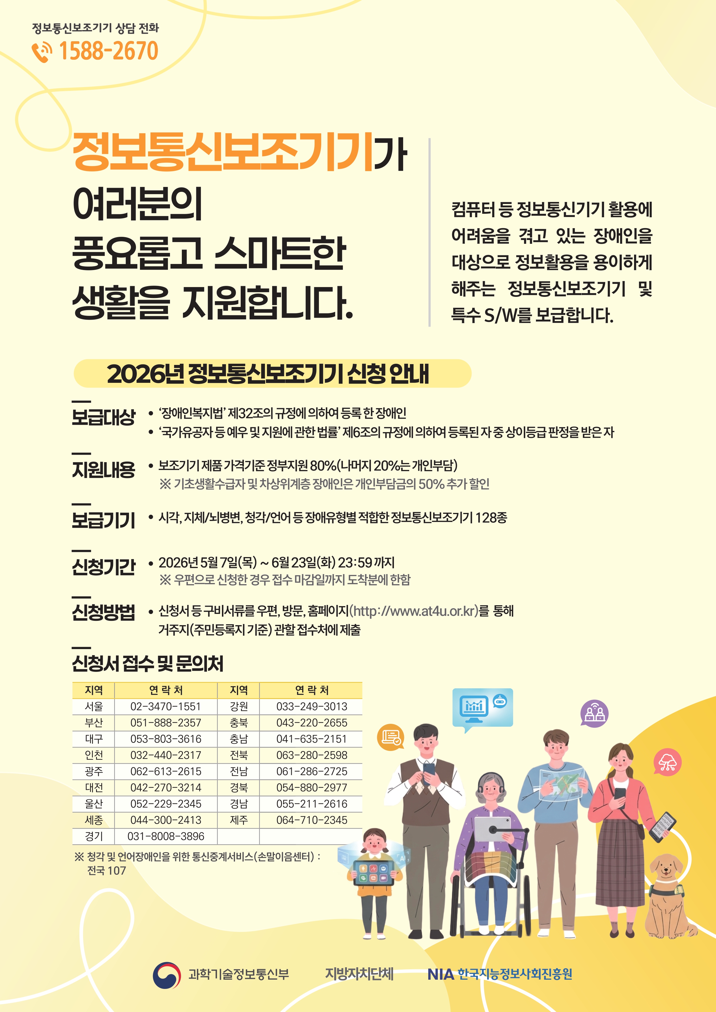 2026년 정보통신보조기기 보급 활성화 사업 [~6/23(화)]